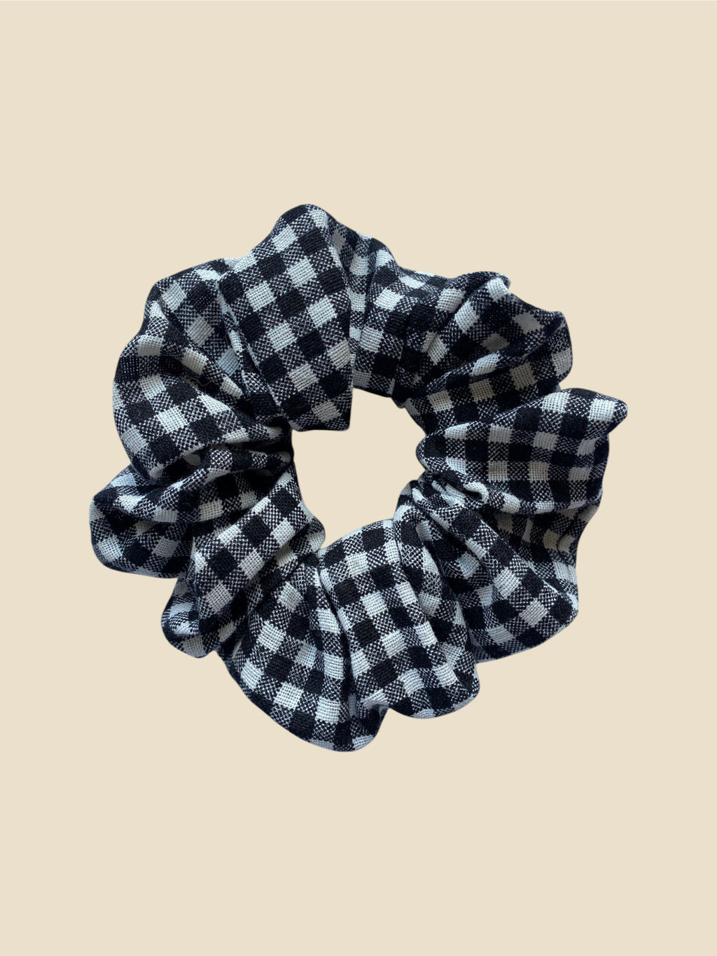 chouchou vichy noir et blanc